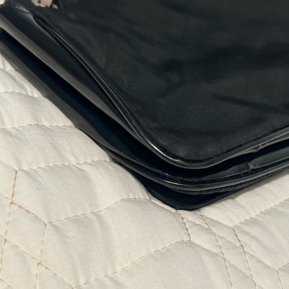 Versace Black Shoulder Bag with Silver Accent - Picture 4 of 13